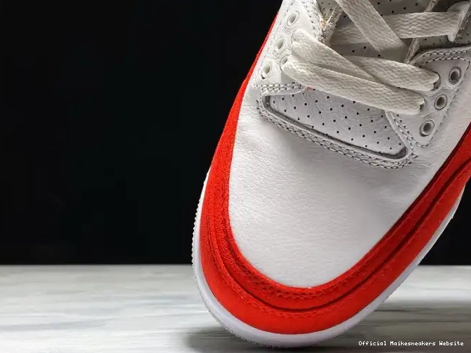 Official Maikesneakers University Red CJ0939-100 Tinker Air 3 Jordan Retro White 0404